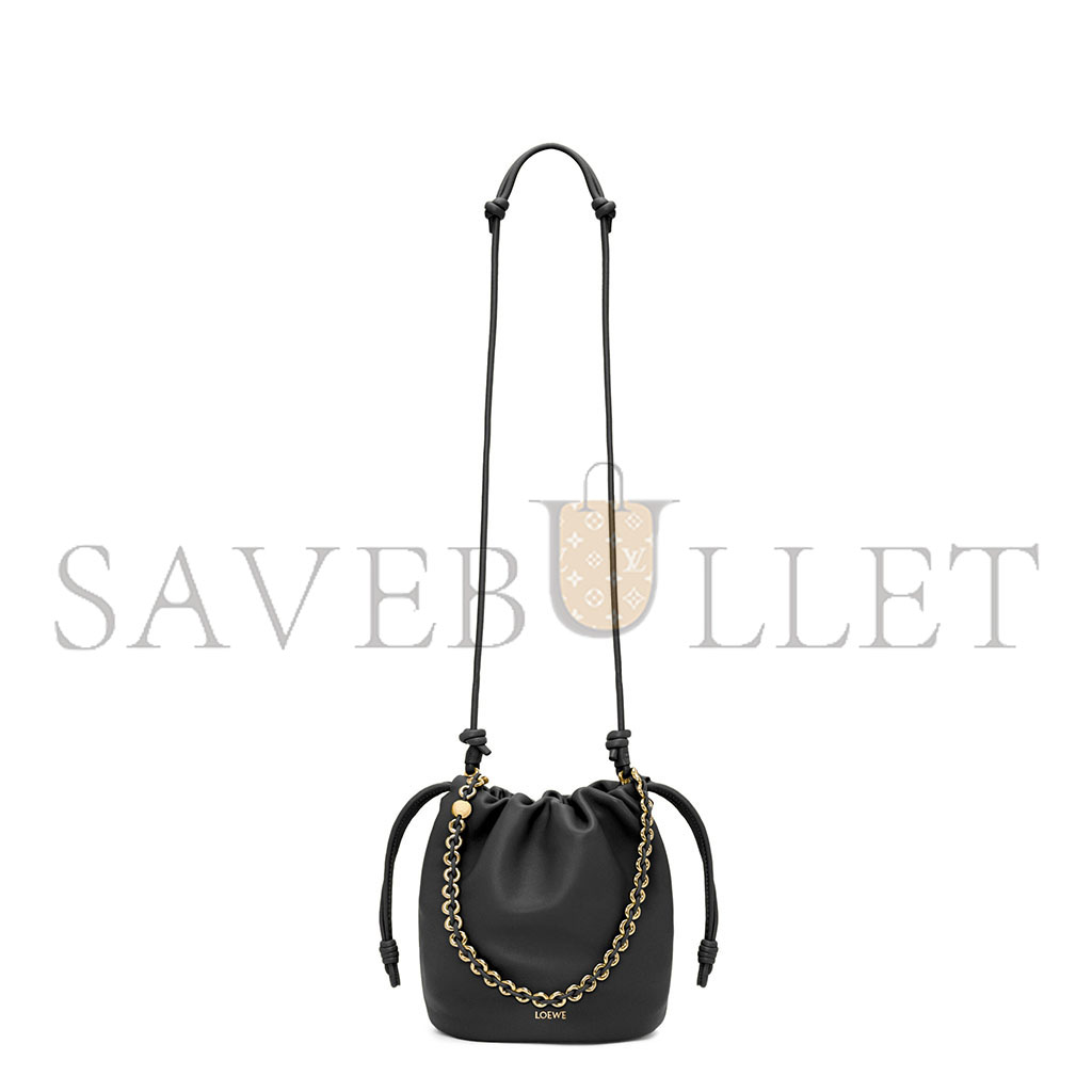 LOEWE FLAMENCO PURSE BUCKET IN MELLOW NAPPA LAMBSKIN 0011054673 (32*24*17cm)